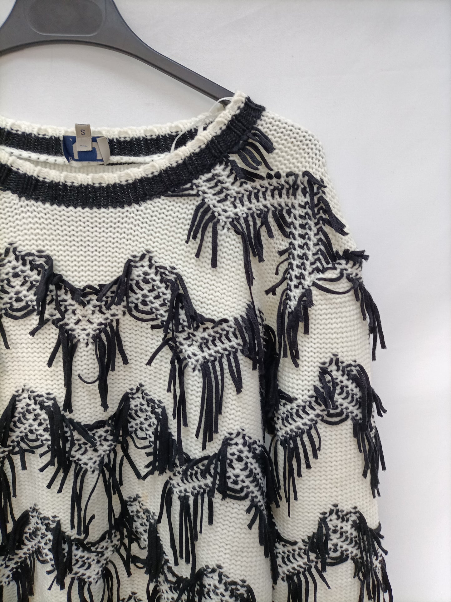 market.ADOLFO DOMÍNGUEZ. Jersey beige flecos T.s