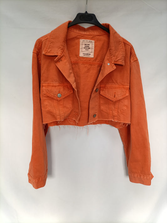PULL&amp;BEAR. Orange Ts jacket