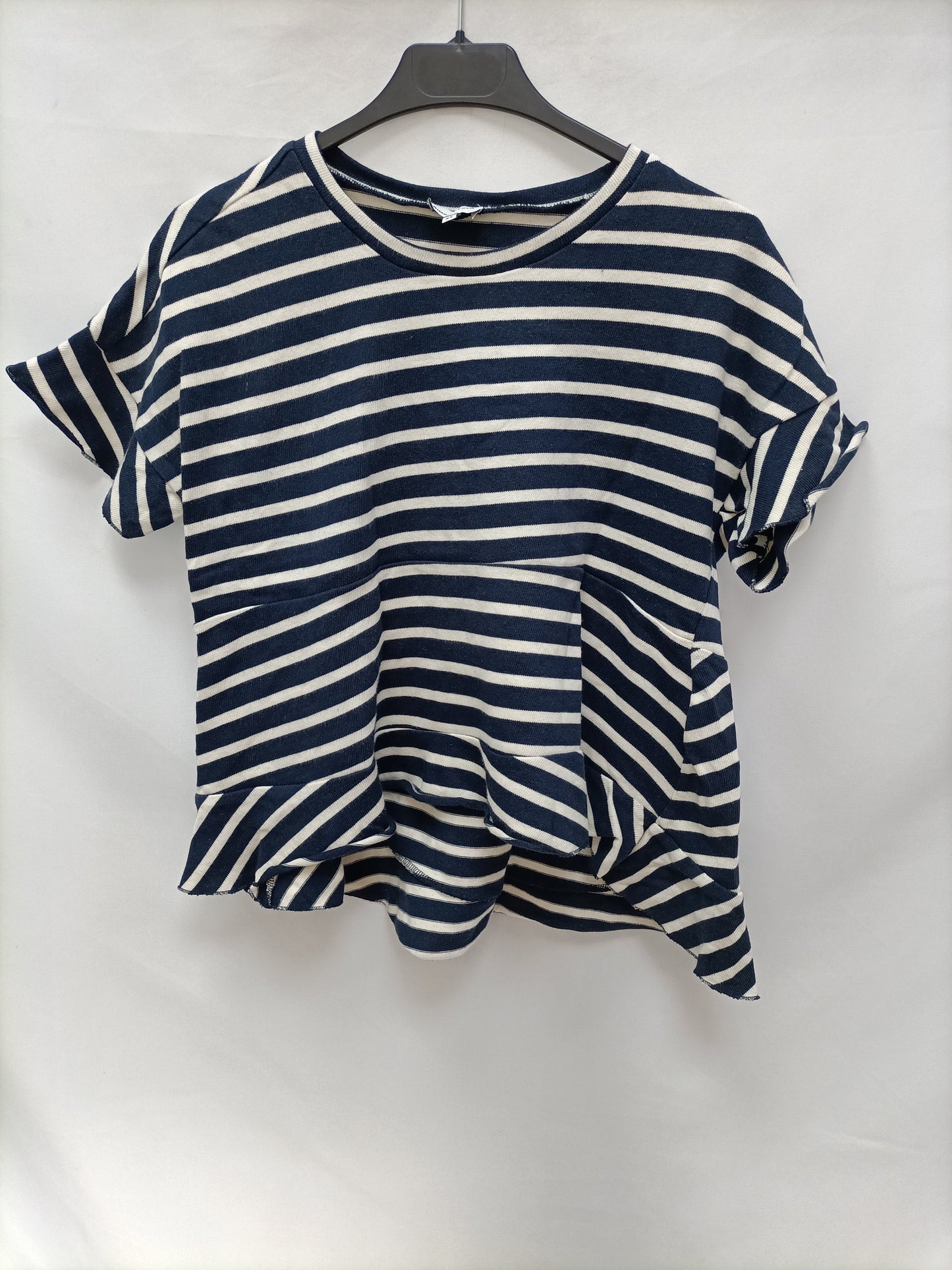 BIMBA Y LOLA. Striped knit top T.xs