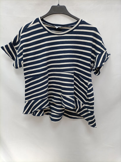 BIMBA Y LOLA. Striped knit top T.xs