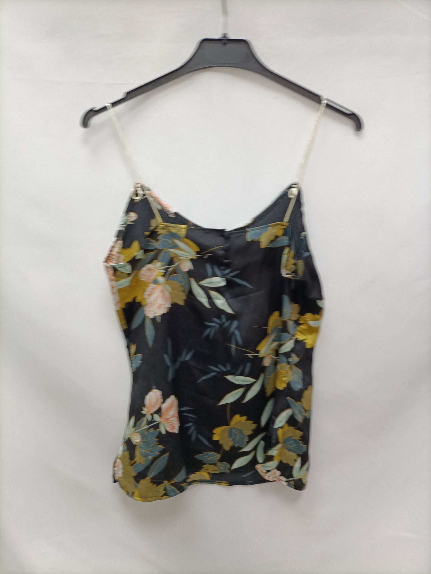 OTRAS. Top negro hojas T.u (s)