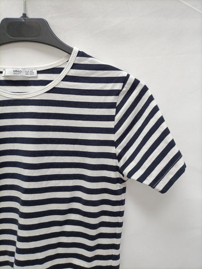 MANGO. Sailor striped T-shirt, size XS