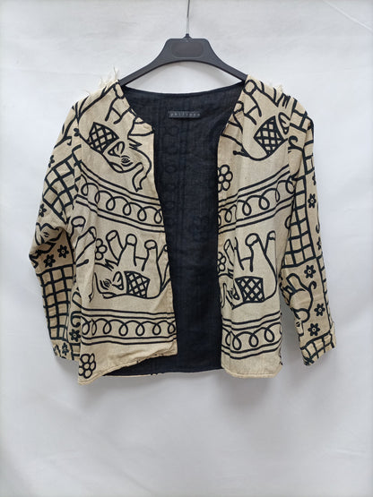 PHILIPPA. Chaqueta estampado elefantes T. U