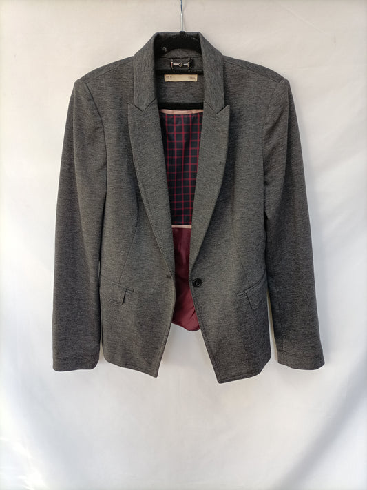 SFERA. BLazer gris básica T. M