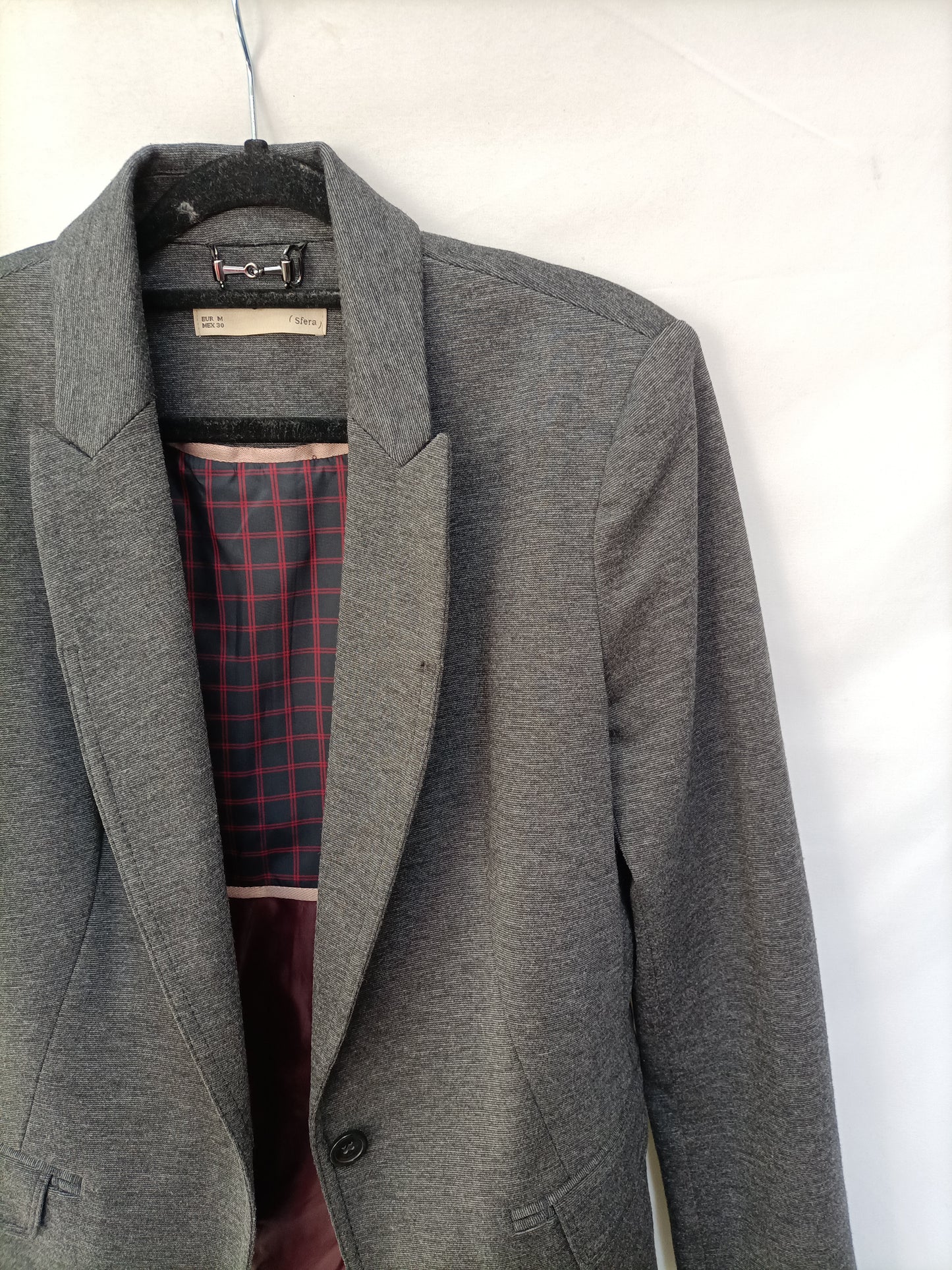 SFERA. BLazer gris básica T. M