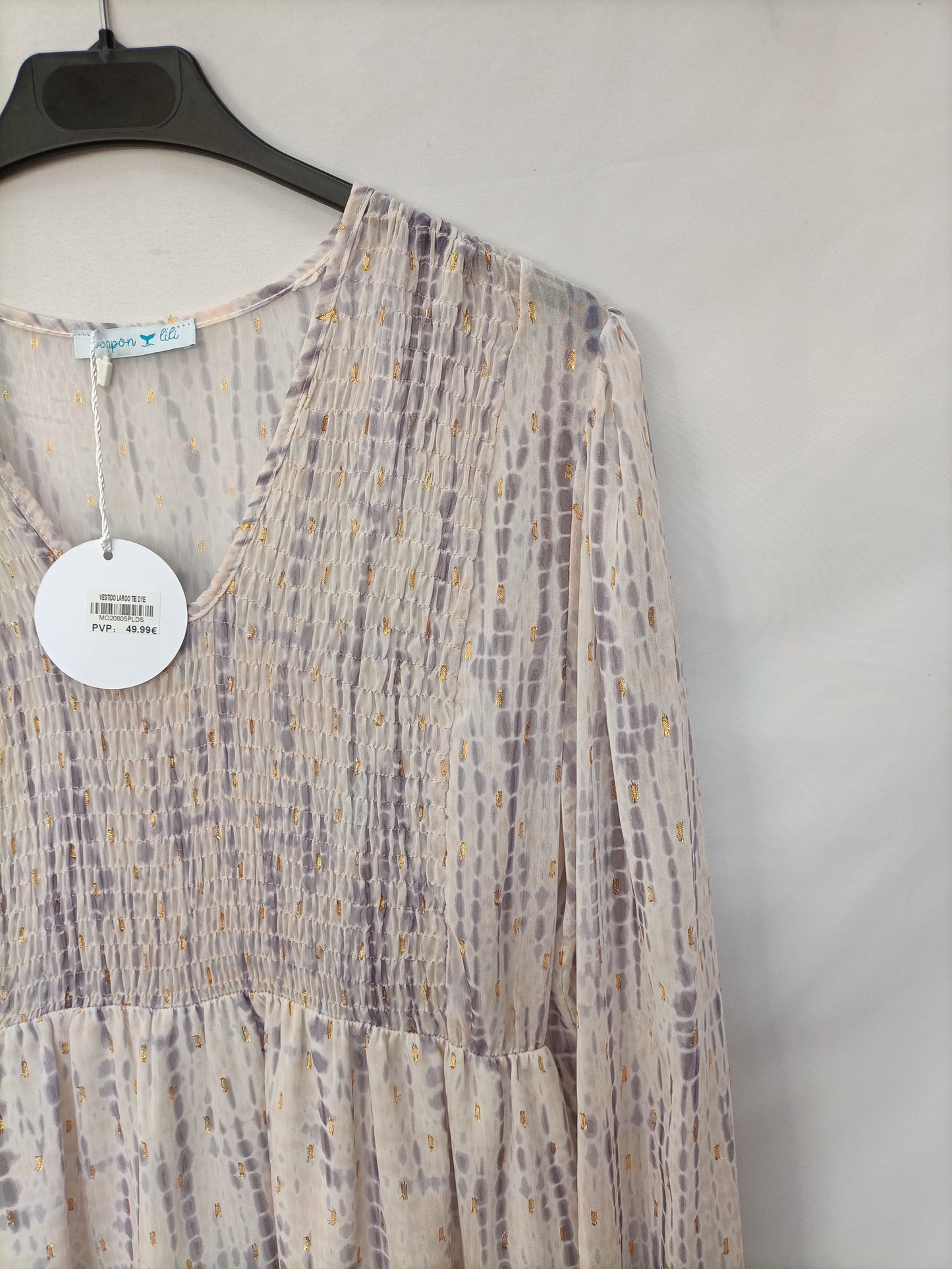 PINPOM LILI. Beige mido dress Tu (m)