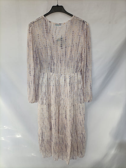 PINPOM LILI. Beige mido dress Tu (m)