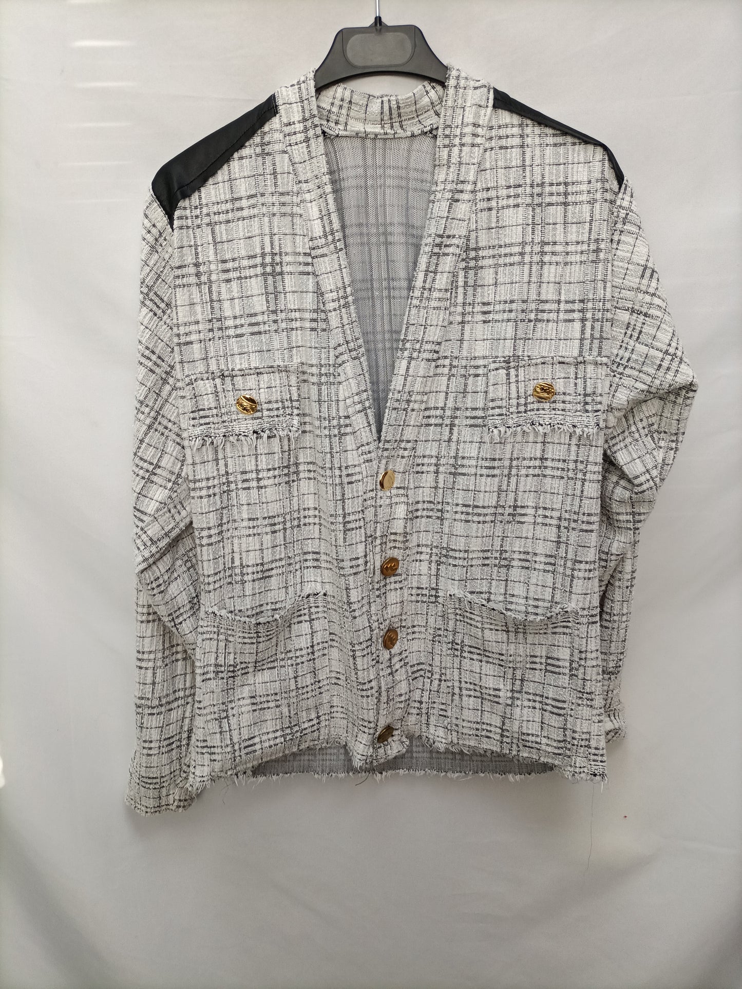 OTRAS. Blazer/blusa tweed T.u (m)