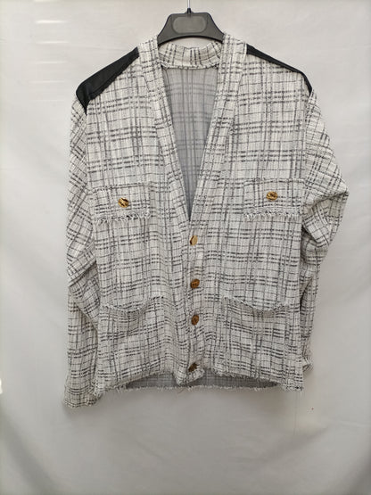 OTRAS. Blazer/blusa tweed T.u (m)