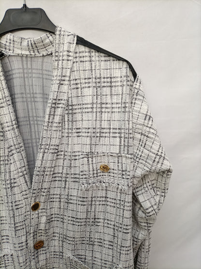 OTRAS. Blazer/blusa tweed T.u (m)