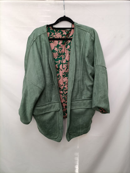 OTRAS. Cazadora vintage verde  T.u (l)