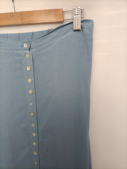 THE CLOSET. Blue midi skirt Tu (36)