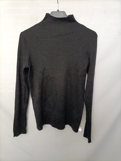 UNIQLO. Jersey negro hilos T.m