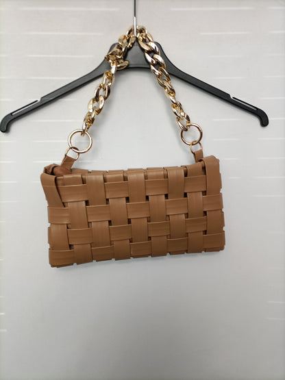 OTHERS. Camel braided bag
