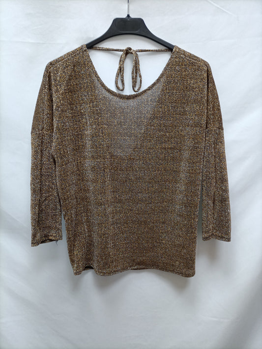 SFERA. Camiseta de purpurina T.s