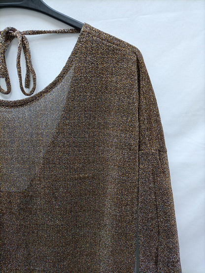 SFERA. Camiseta de purpurina T.s