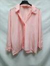 OTRAS. Blusa rosa vintage bordada T.u (l)
