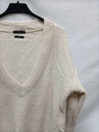 ZARA. Jersey beiges oversized  T.m