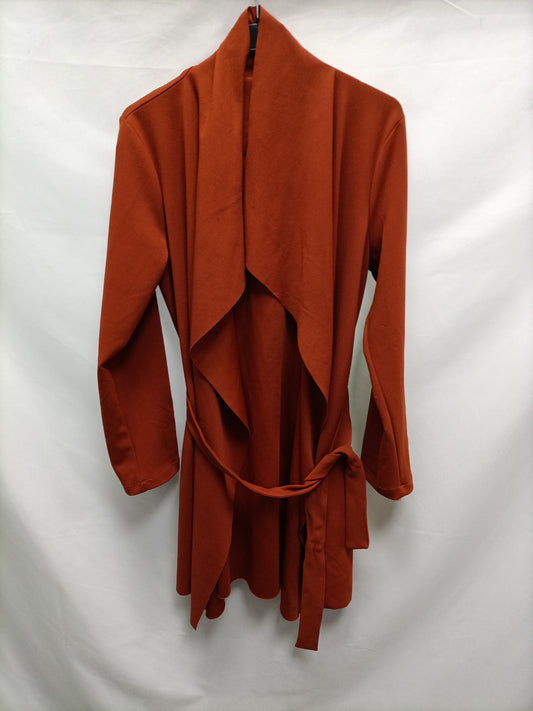 OTRAS. Chaqueta fluida teja T.u