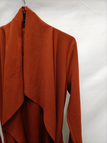 OTRAS. Chaqueta fluida teja T.u