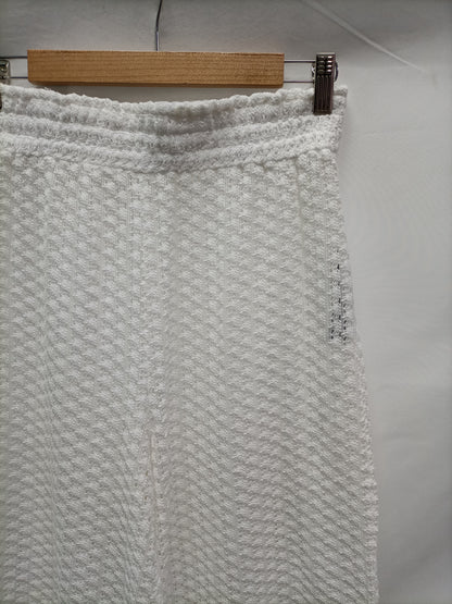 OYSHO. Pantalón Palazzo croché T.m