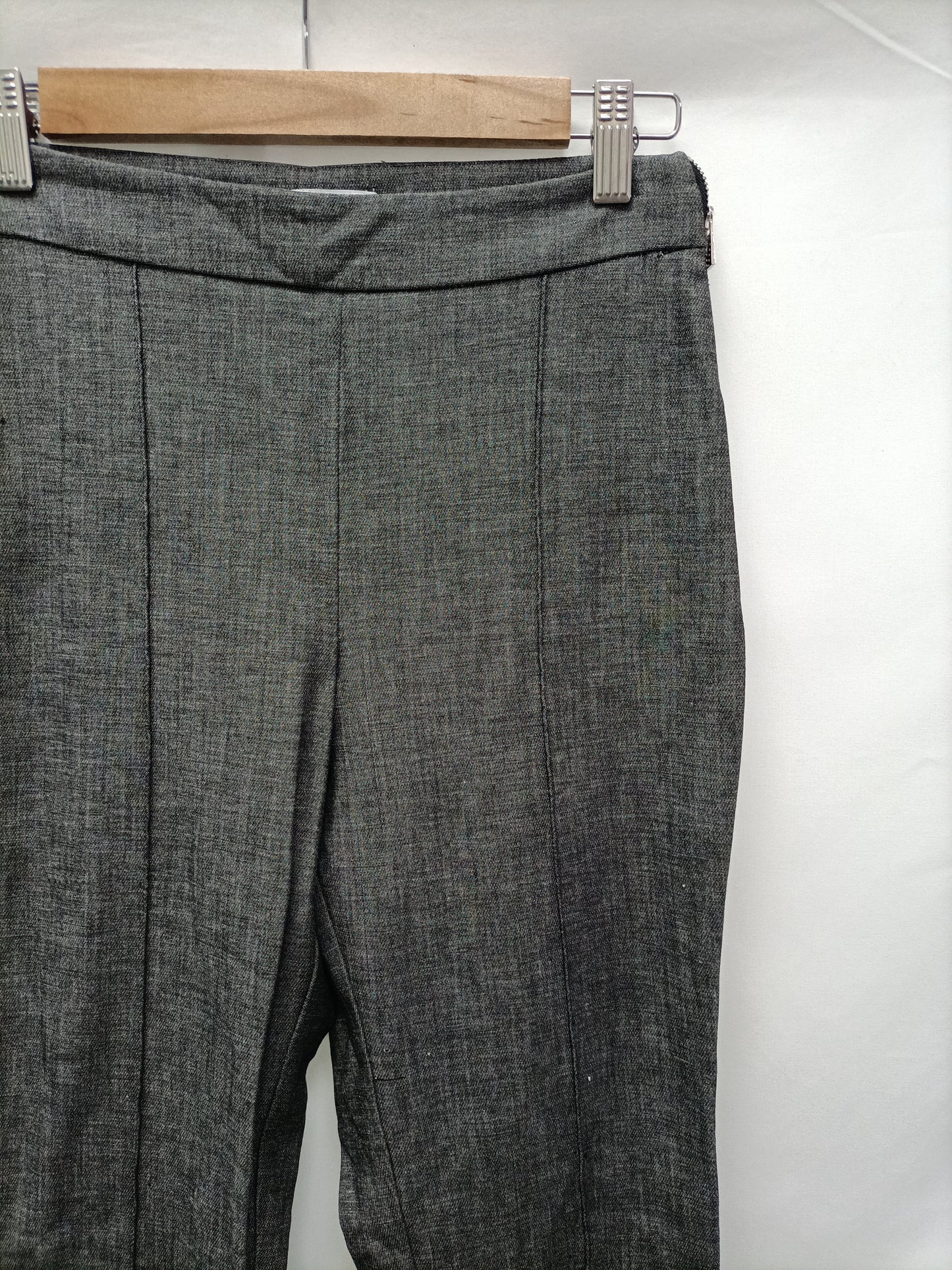 MANGO. Heather grey trousers size 36