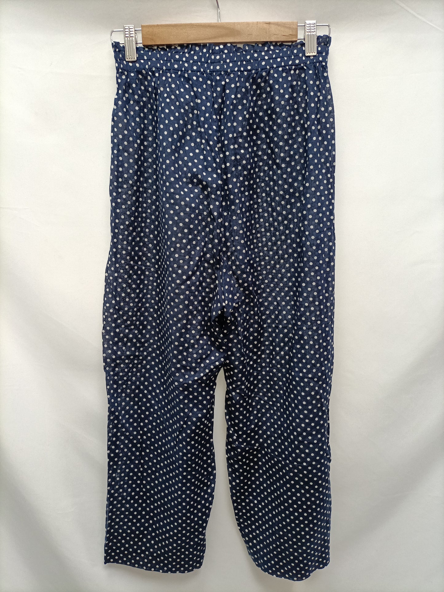 OYSHO. Pantalón fluido lunares T.m