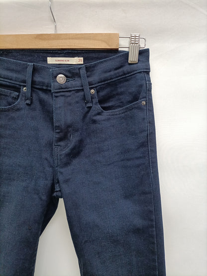 LEVI'S. Navy denim pants S.25 (32)