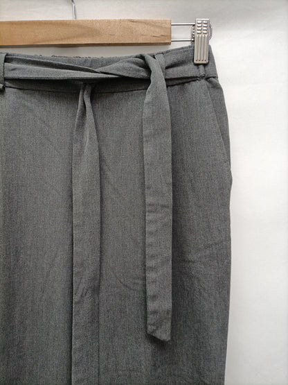 PULL&amp;BEAR. Flowy grey Ts trousers