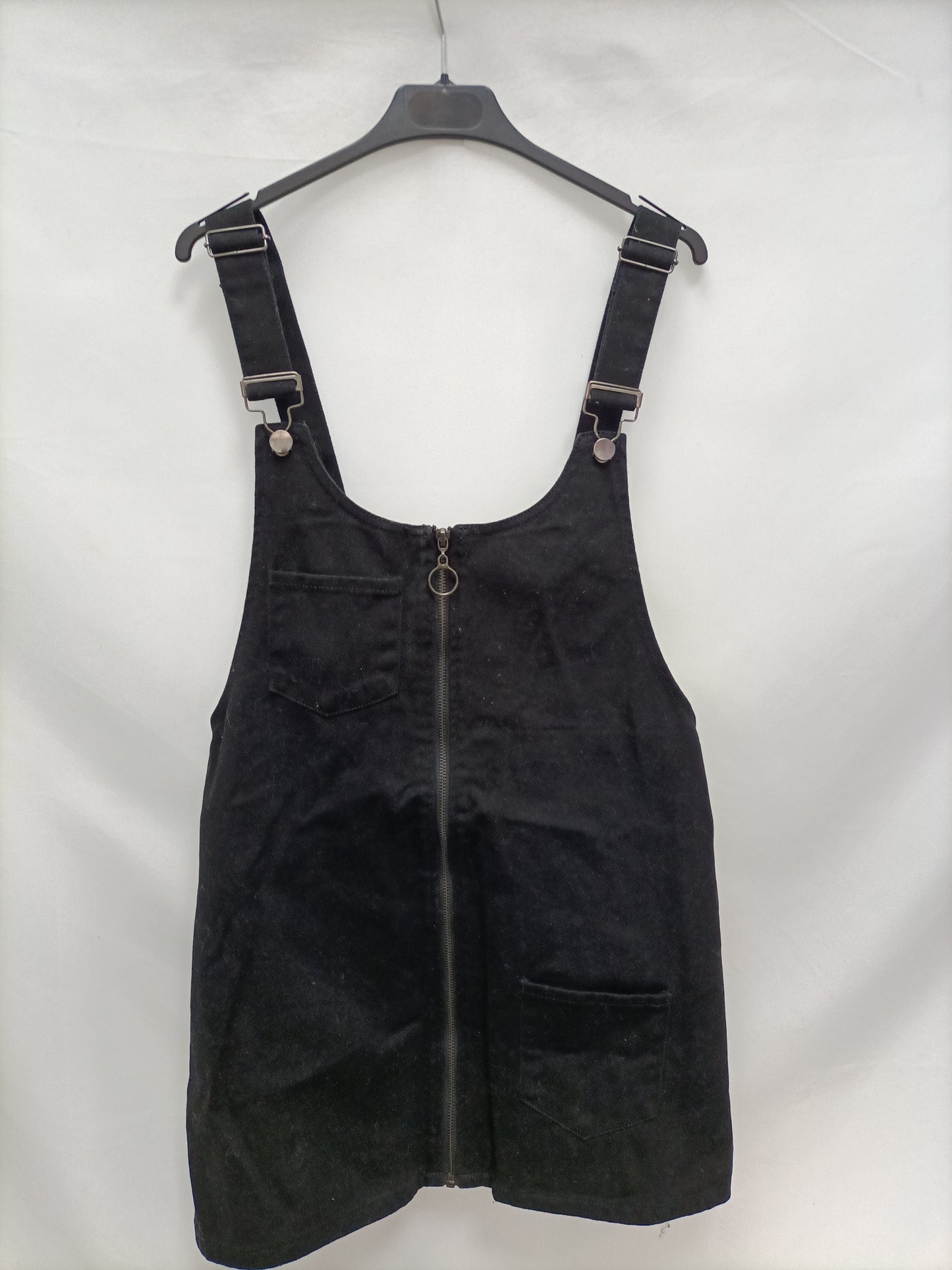 FOREVER21. Peto denim negro T.m