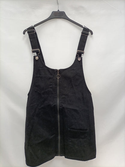 FOREVER21. Peto denim negro T.m