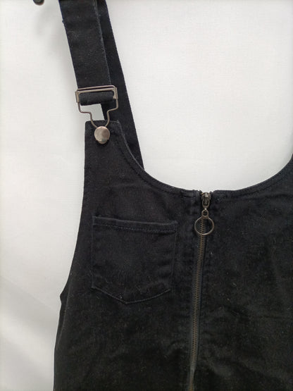 FOREVER21. Peto denim negro T.m