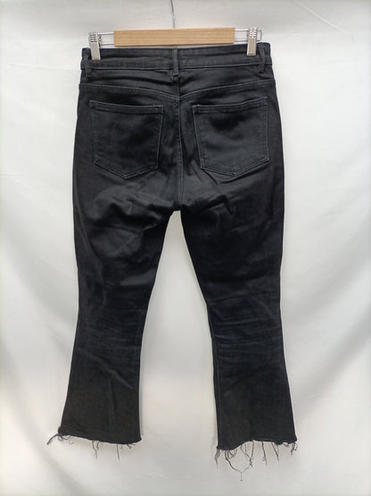 ZARA. Black denim trousers size 36