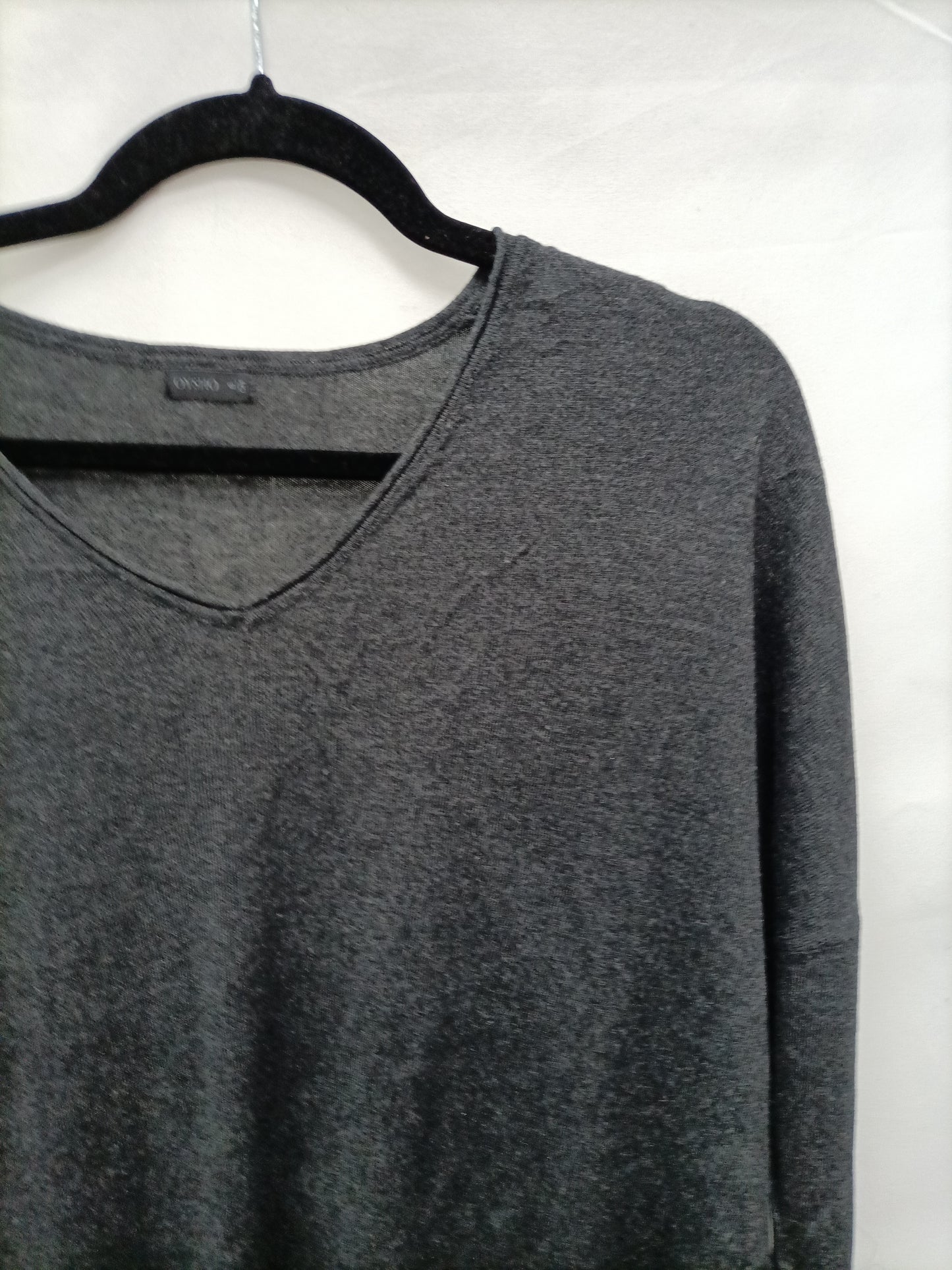 OYSHO. Jersey gris jaspeado T.s