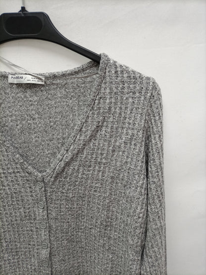 PULL&BEAR. Rebeca gris T.L