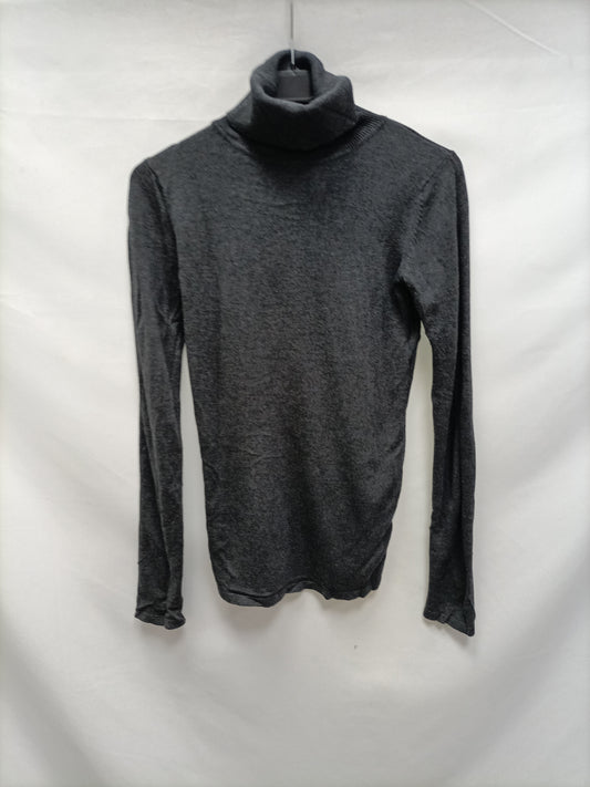 PULL&amp;BEAR. Grey turtleneck sweater TM