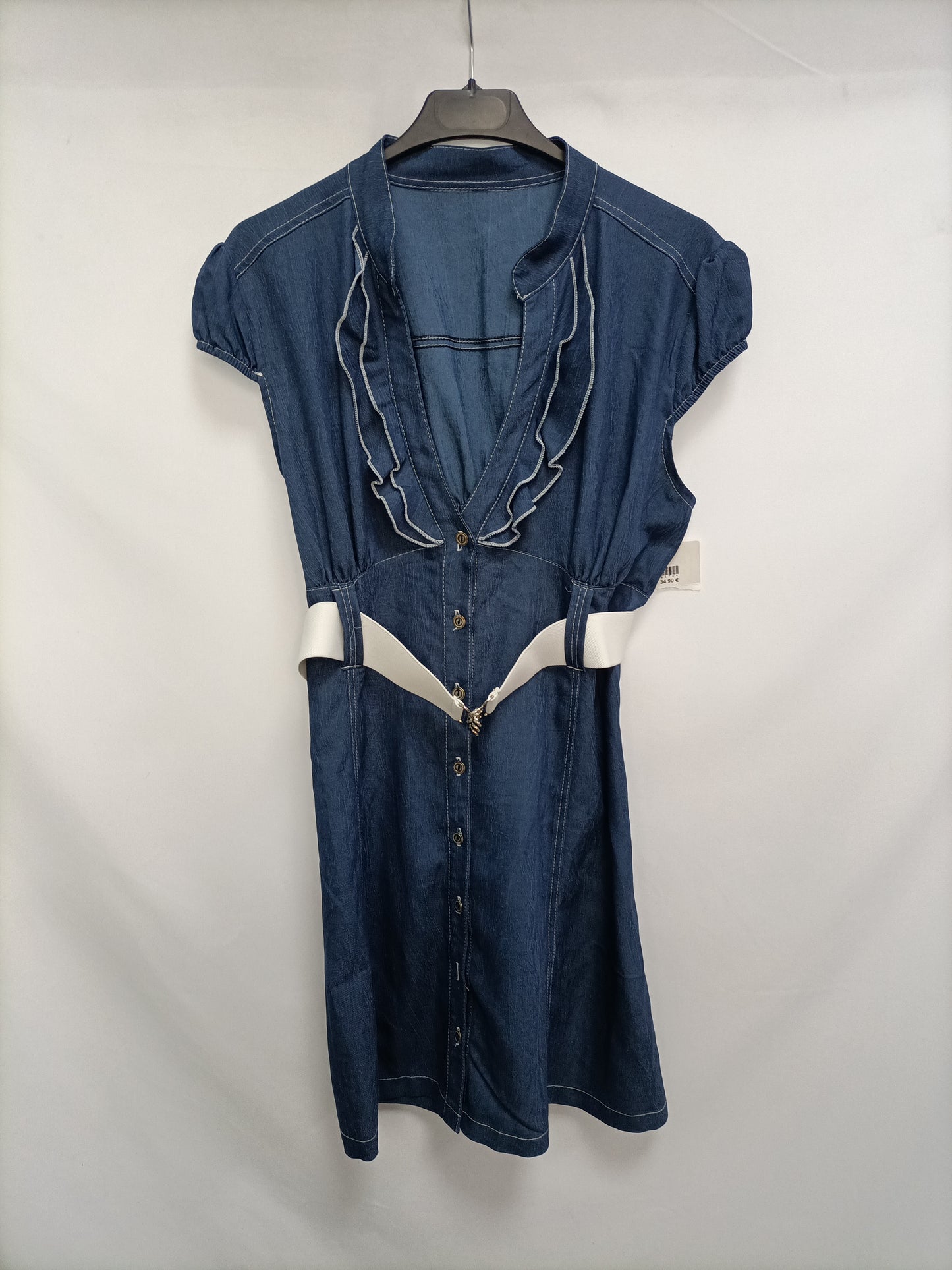 UP &amp; DOWN. Flowy denim dress, size 40