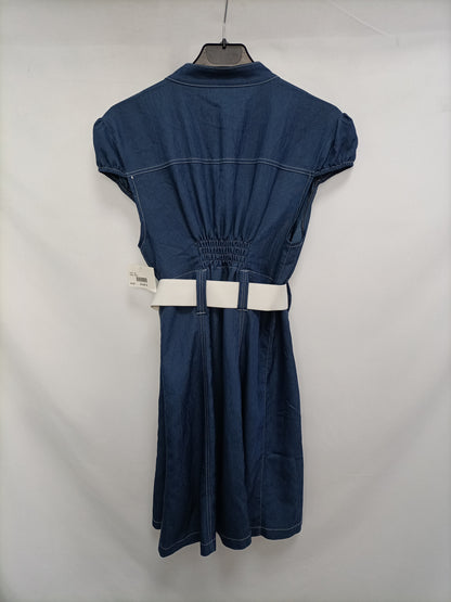 UP &amp; DOWN. Flowy denim dress, size 40