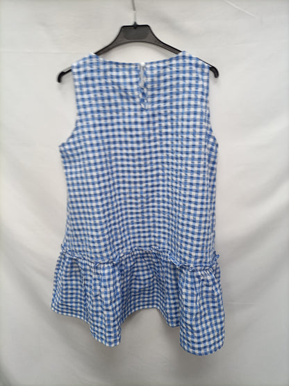 SHEIN. Vestido cuadros vichi T.l