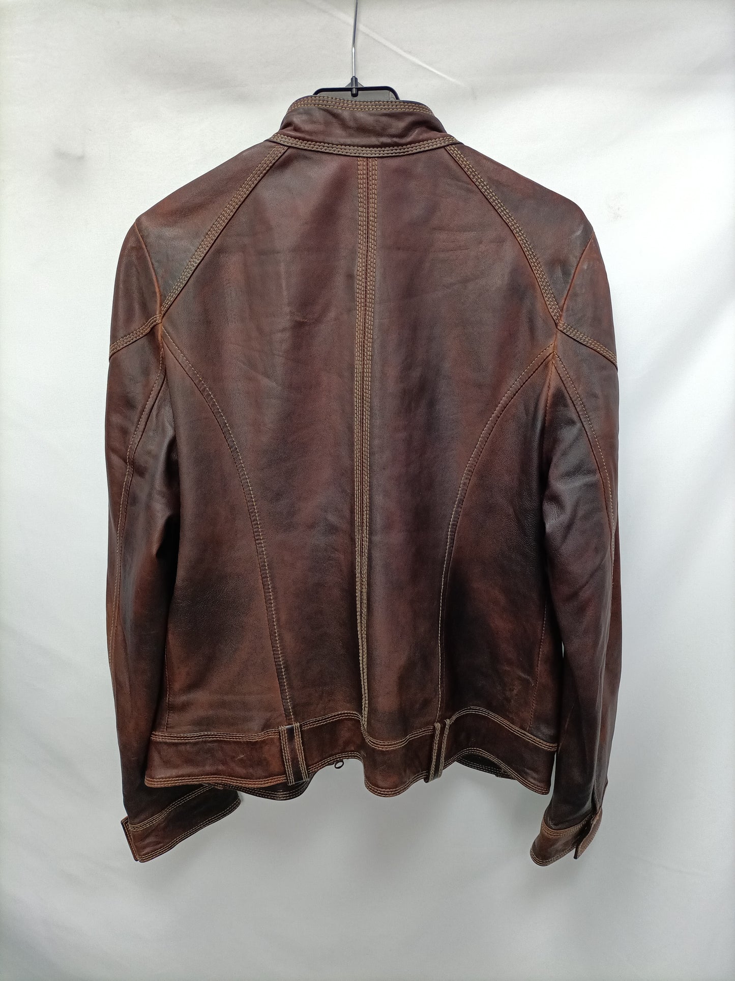 OTRAS. Cazadora marrón desgastada T.44