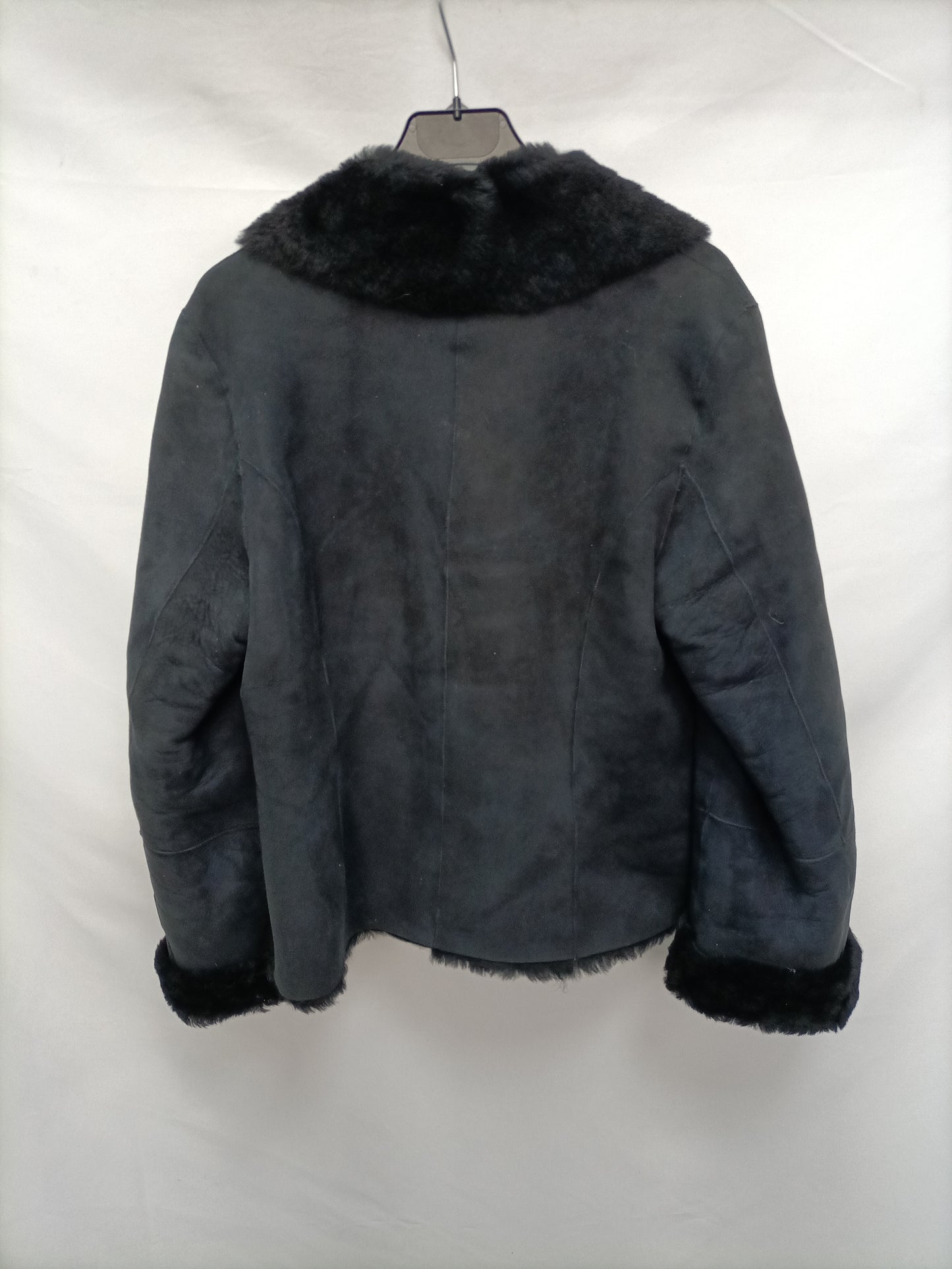 WHIRLWIND. Black fur jacket size 42
