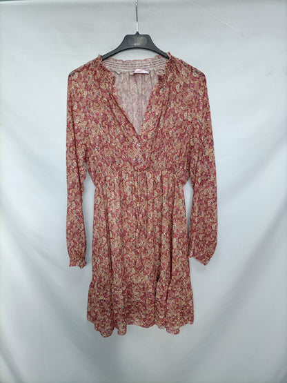CARLOTA&CO. Vestido corto flores  T.u (m)