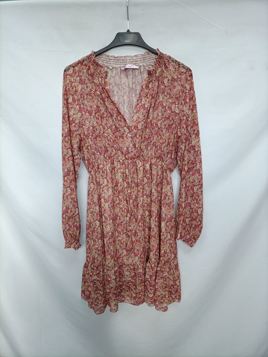 CARLOTA&CO. Vestido corto flores  T.u (m)