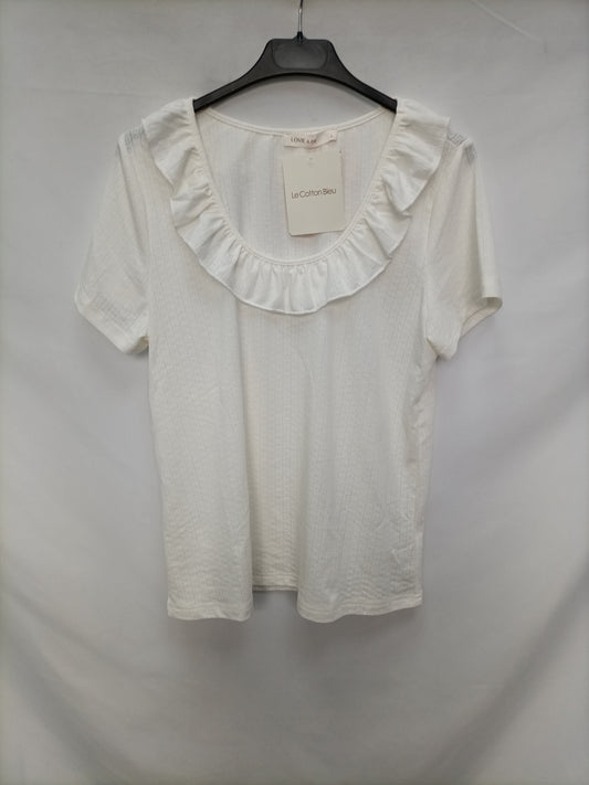 LOVIE&CO. Camiseta cuello volante  T.l