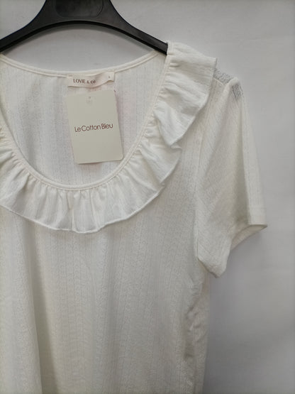 LOVIE&CO. Camiseta cuello volante  T.l