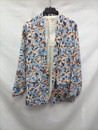 SEASON. Blaser estampado azules T.l