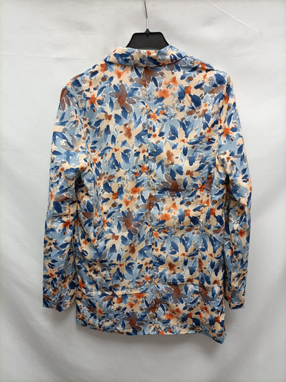 SEASON. Blaser estampado azules T.l