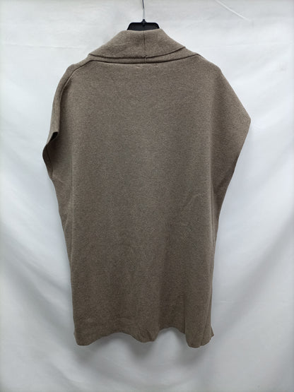 CARLOTA&CO. Chaleco punto marrón T.u (m)