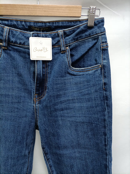 CARLOTA &CO. Denim oscuro de campanaT.40