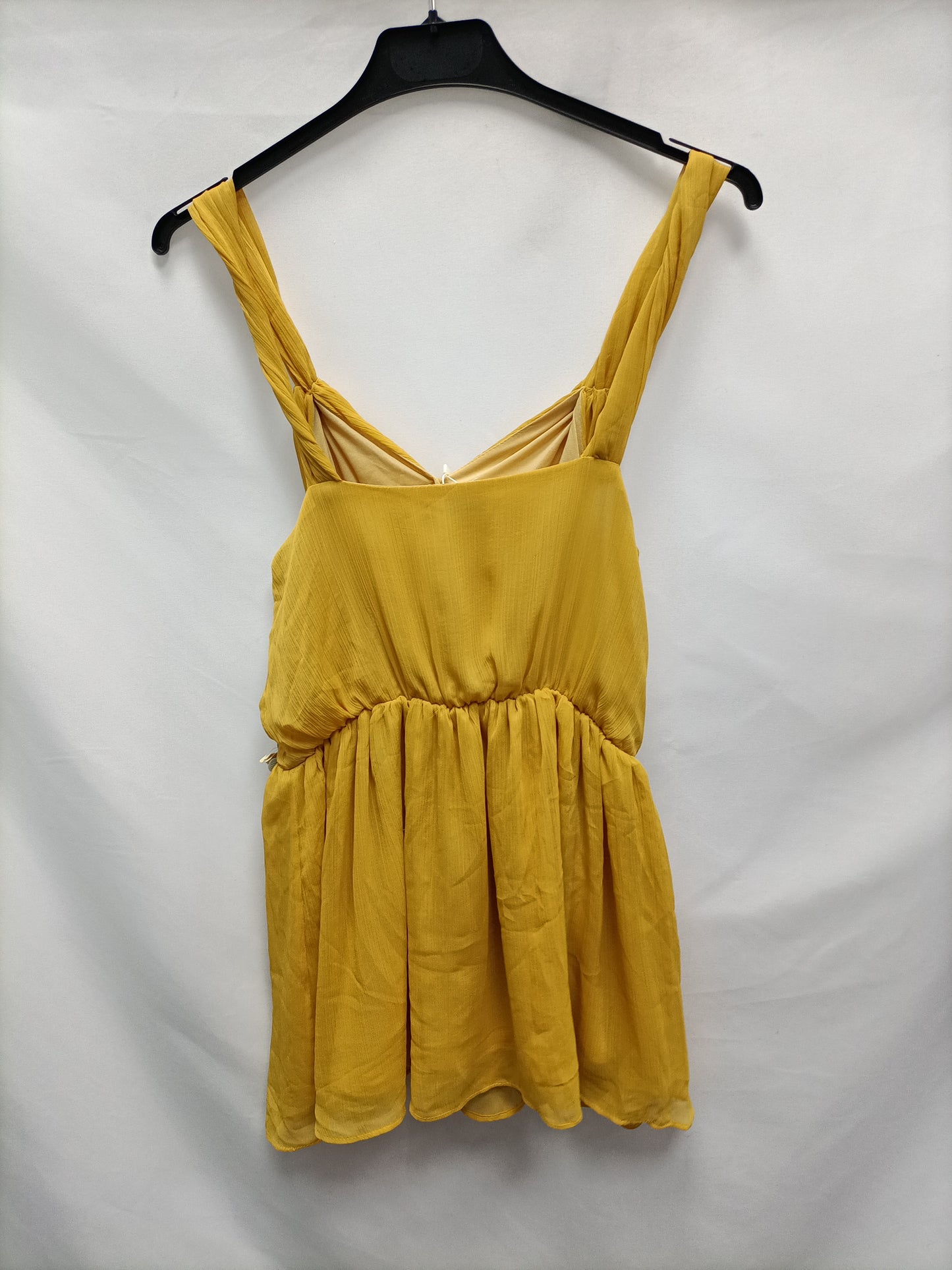 LAMORENA. Yellow floral top, size 38